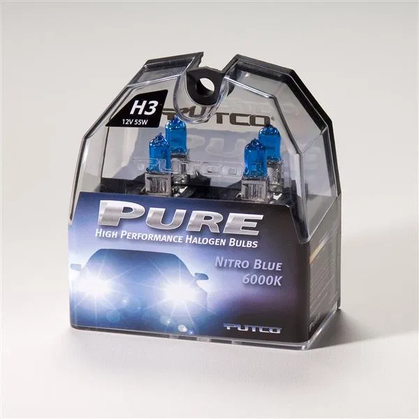 239007NB – PUTCO Headlight Bulb, 9007/ HB5 Halogen Nitro Blue 4400K Set Of 2